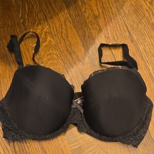 Victoria's Secret Black Dream Angels Demi Lined Bra 36d